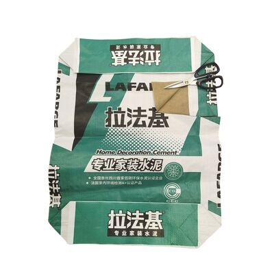 جودة  Super Moisture Proof PP/Paper Valve Bag For Cement Packaging مصنع