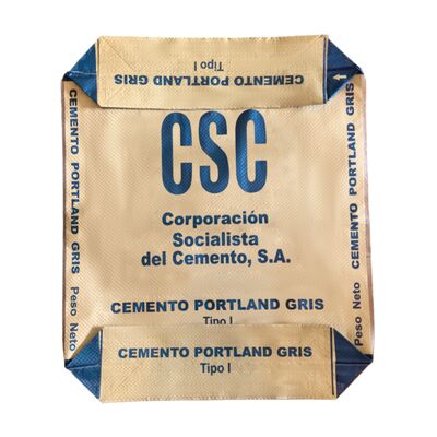 جودة  Moisture Proof PP Woven Valve Bag for Heavy Duty 50kg Cement Packaging مصنع