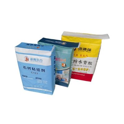 أكياس منسوجة BOPP فارغة كتلة أسفل كيس تغليف PP Valve المطبوع