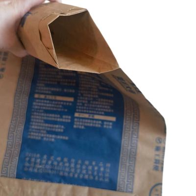 25KG 40KG 50KG AdStar 2 Ply أكياس ورقية صمام أكياس الورق لتغليف الأسمنت
