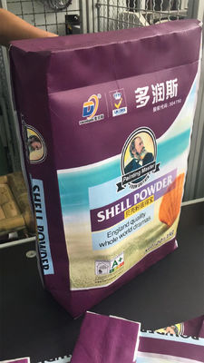 25KG 40KG 50KG PP أكياس الأسمنت المنسوجة كتلة أكياس صمام أسفل