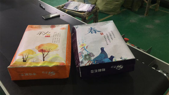 Ad Star BOPP مغلفة PP أكياس منسوجة بلاستيكية كتلة الأسمنت أسفل كيس 40KG 50KG