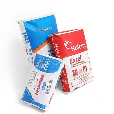 أكياس صمام PP مقاومة للشحوم 25 كجم 40 كجم 50 كجم أكياس مواد البناء ISO9001