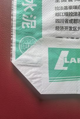 حار بيع 25 كيلوجرام 40 كيلوجرام 50 كيلوجرام إعلان ستار أكياس PP كتلة أسفل حقيبة أكياس الأسمنت صمام كيس الاسمنت