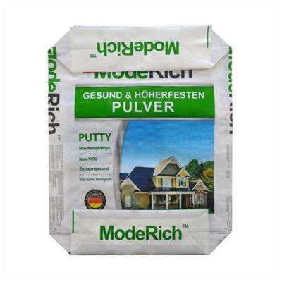 25KG 40KG 50KG PP أكياس الأسمنت 70gsm - 100gsm كتلة أسفل أكياس Ad Star ISO14001