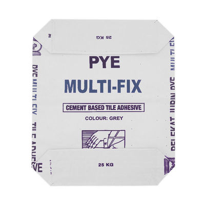 أفضل بيع 20 كيلوجرام 25 كيلوجرام 40 كيلوجرام 50 كيلوجرام PP صمام بلوك أسفل كيس الأسمنت الفارغ في الصين