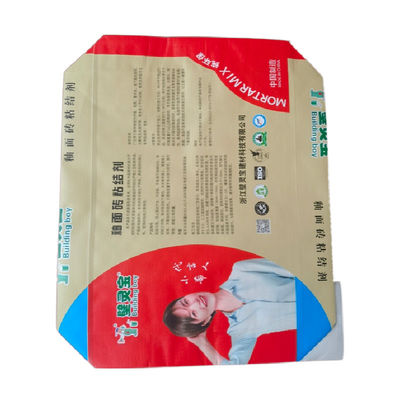 كتلة الأسمنت أسفل BOPP أكياس منسوجة مغلفة PP أكياس 25KG 40KG 50KG