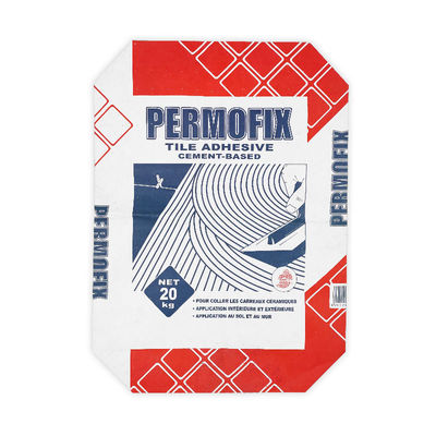 حار بيع 20 كيلوجرام 25 كيلوجرام 40 كيلوجرام 50 كيلوجرام PP صمام كتلة أسفل كيس الأسمنت الفارغ الصين تصنيع