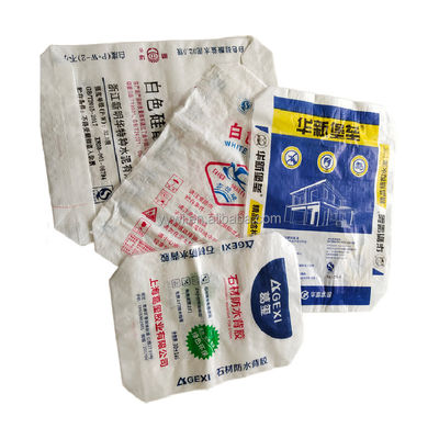 كيس أسفل أسطوانة مربع مخصص 20 كيلوغرام من البولي بروبلين البلاط الصمام المنسوج الصمام