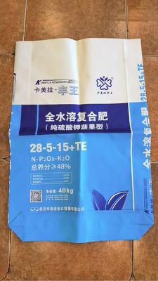 طباعة Bopp و 11-25gsm طلاء أكياس التعبئة والتغليف الأسمدة القابلة للتخصيص لتطبيقات مختلفة