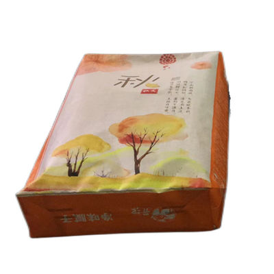 33x41x10cm 86GSM ((61+11+14) كيس صمام PP المنسوج مع طباعة Bopp الفاخرة للمزيجات الجافة