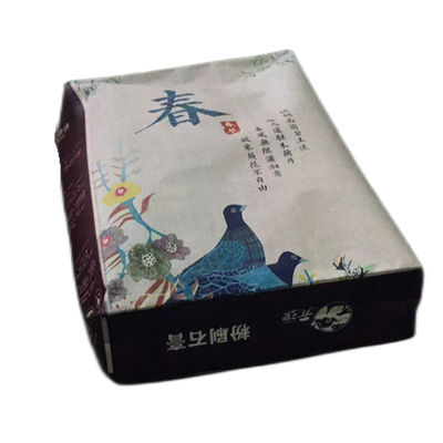 33x41x10cm 86GSM ((61+11+14) كيس صمام PP المنسوج مع طباعة Bopp الفاخرة للمزيجات الجافة