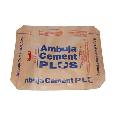 الكتلة القاعية الصمام الفارغ كيسات الأسمنت PP 20kg 25kg 40kg 50kg التعبئة الطباعة