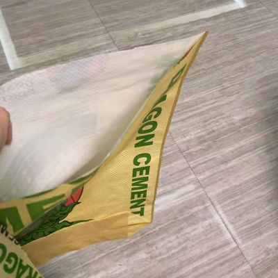 كيس منسوج فارغ لأسمنت 25 كجم 40 كجم 50 كجم كيس صمام PP للطباعة الصناعية والفلكسو