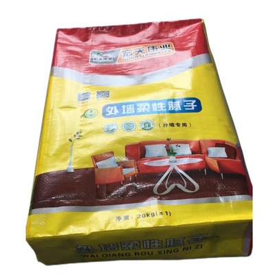 25kg كيس أسمنت صمام PP منسوج مع طباعة BOPP
