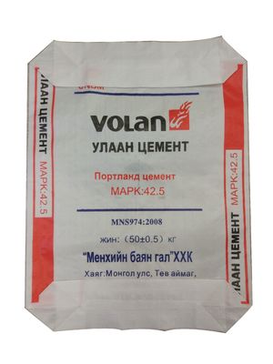 50 كيلوغرام حقيبة أسمنت PP مع PE طبقة مقاومة للرطوبة