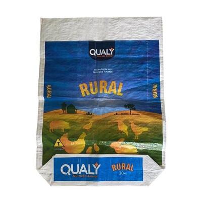 كيس علف الحيوانات BOPP طباعة فتحة علوية قاع مربع كيس منسوج من البولي بروبلين مقاوم للماء لطعام الحيوانات الأليفة